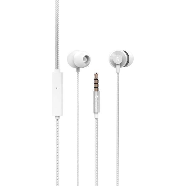 Orico In-ear oordopjes 3.5mm jack met microfoon - 1.2M - Wit