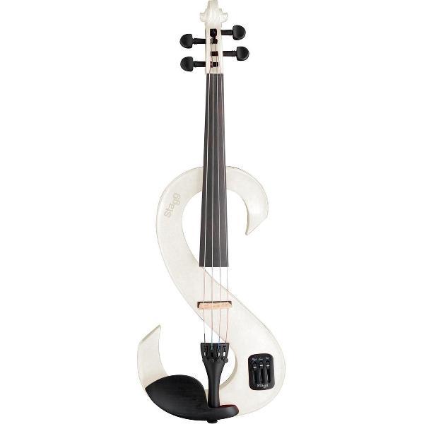 Stagg EVN 4/4 WH Electric Violin Set White viool