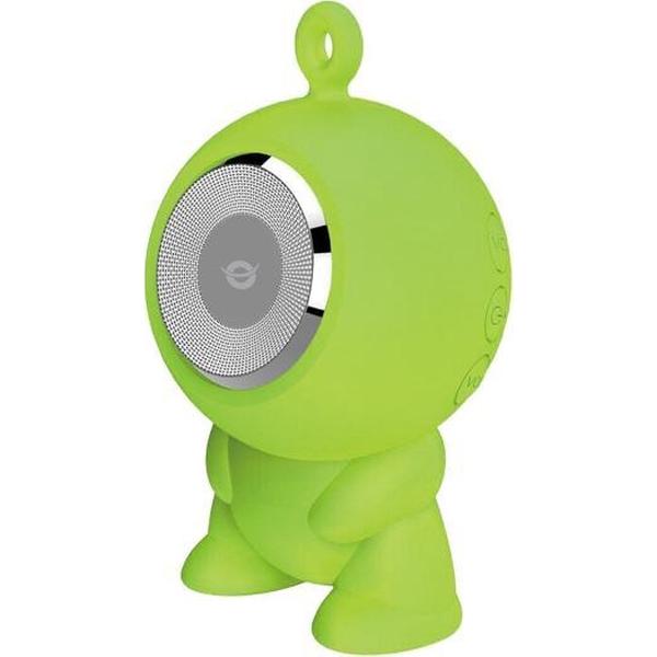 Conceptronic CSPKBTWPHFG - Luidspreker - voor draagbaar gebruik - draadloos - 3 Watt – Groen