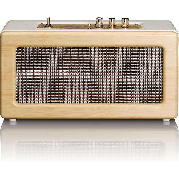 Lenco BT-300 - Bluetooth speakers in retro design - Oak
