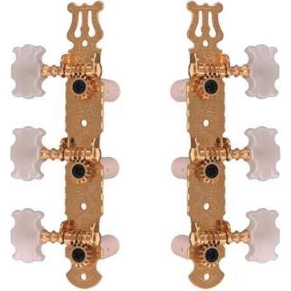 Yellow Parts EZ1779GMachine Heads Classical Guitar Gold 3L + 3R