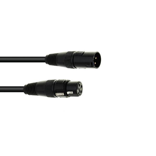 EUROLITE DMX-kabel XLR 3pin 20m zwart
