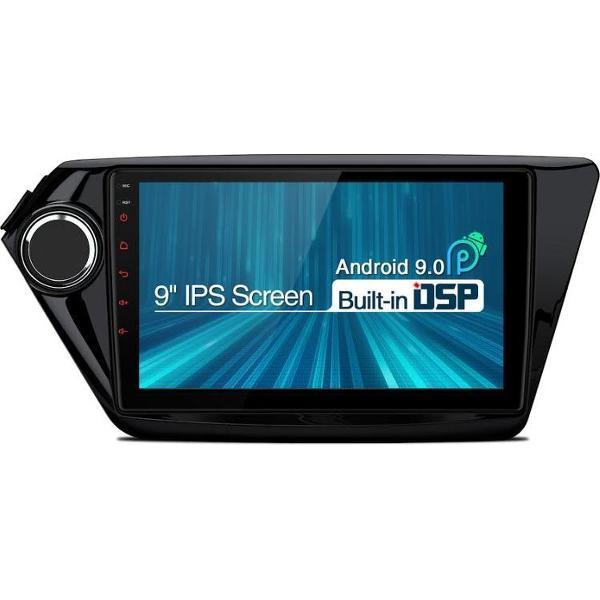 Kia Rio 2012-2017 android 9,0 autoradio met navigatie , apps , android , wifi, IOSPlay, kabels