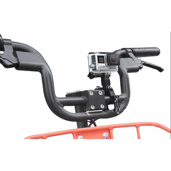 Gopro fietsklem set-Action cam mount-kleuren zwart - 8 * 9.5 * 3cm