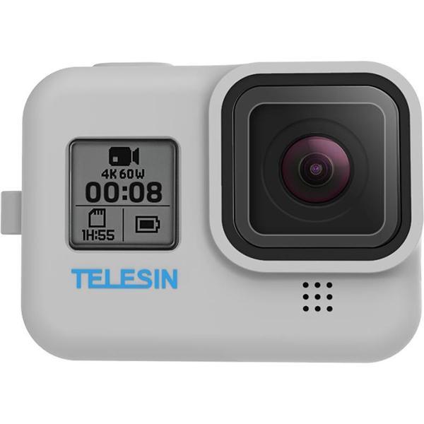 PRO SERIES Anti-Shock Soft Siliconen Case Cover Geschikt voor GoPro HERO 8 - Grijs