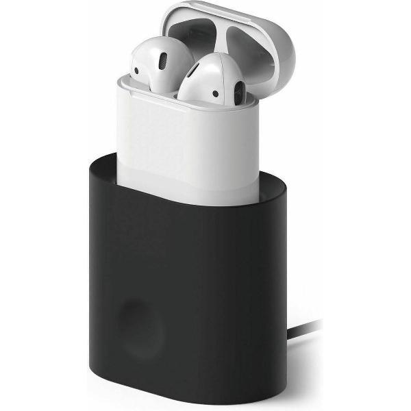 Airpods Oplader Geschikt Voor Apple Airpods - Airpods Dock Station - Airpod Lader Voor Apple Airpods Zwart - Model 1 En 2 - Leuk Als Cadeau Of Voor Jezelf