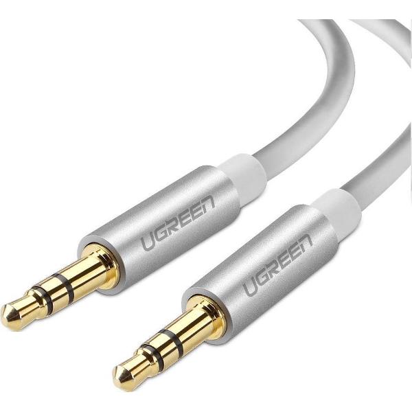 Ugreen 10753 2m 3.5mm 3.5mm Zilver audio kabel