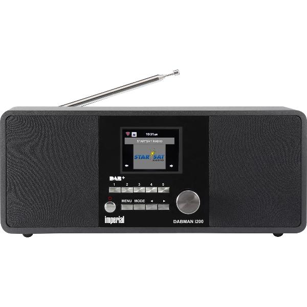 Imperial DABMAN i200 - DAB+ FM + internet radio - Zwart