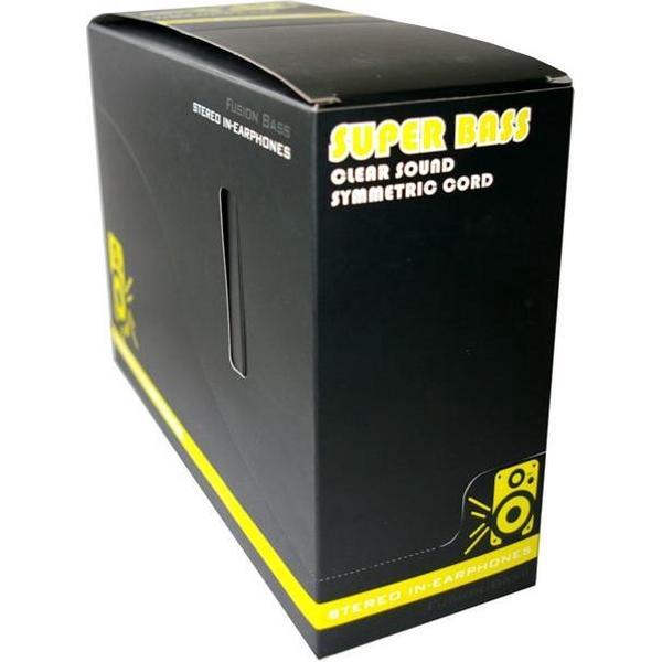 Vivanco FUSION Super Bass In Ear oordopjes Zwart