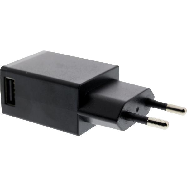 DELTACO USB-AC85 Wandlader 100-240V naar USB 5V 2.1A - 1xUSB Type A