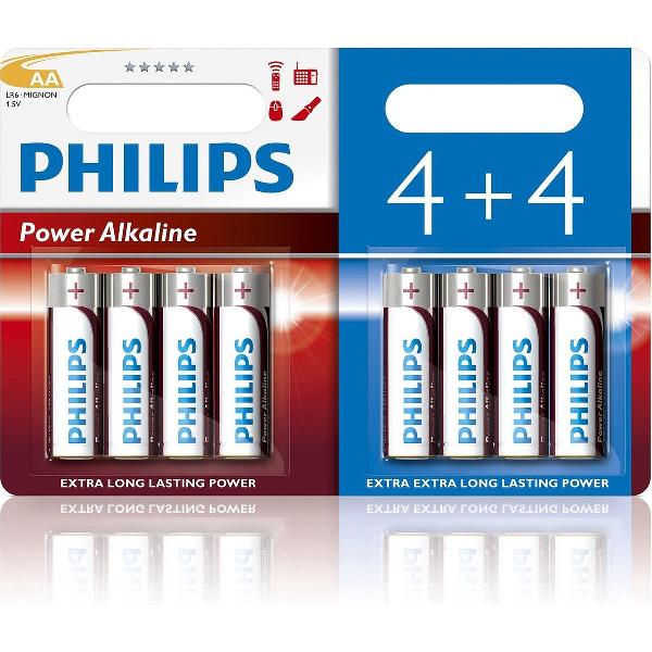 Philips Power Alkaline Batterij LR6P8BP/10