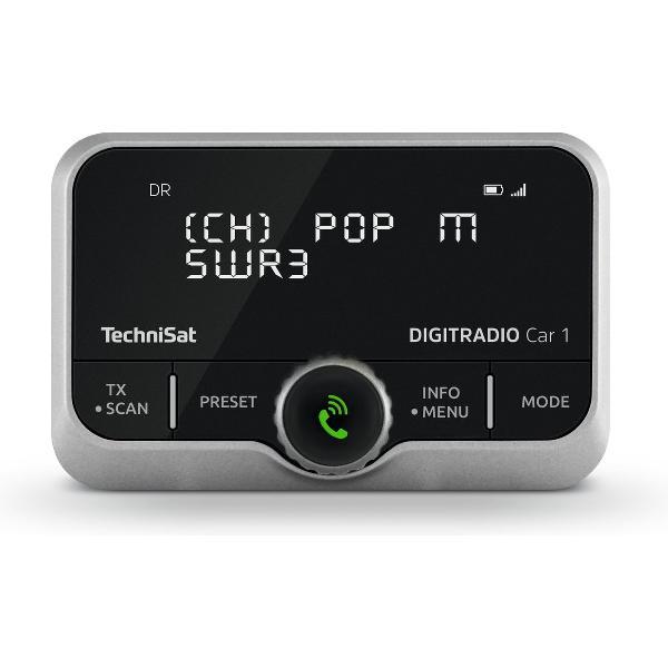 TechniSat DIGITRADIO Car 1 DAB+ receiver Bluetooth audio streaming, Handsfree