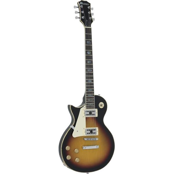 DIMAVERY LP-700 elektrische gitaar - LP stijl - Linkshandig - sunburst