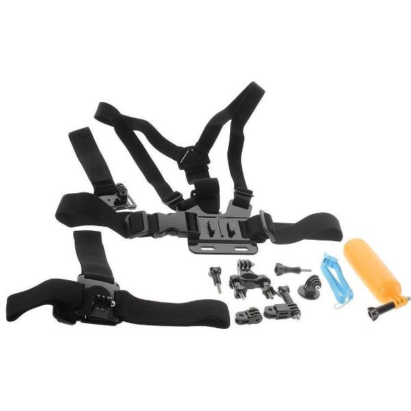 PRO SERIES 8-in-1 Kit Accessories Mounts voor GoPro / DJI OSMO en ActionCam