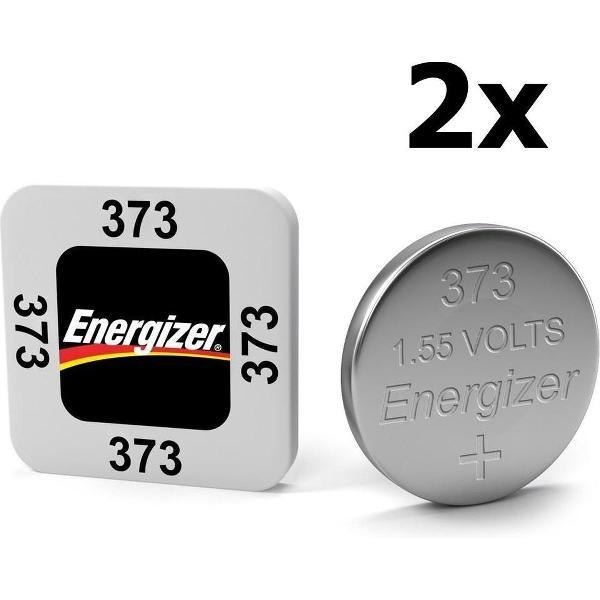 2 Stuks - Energizer 373 1.55V knoopcel batterij