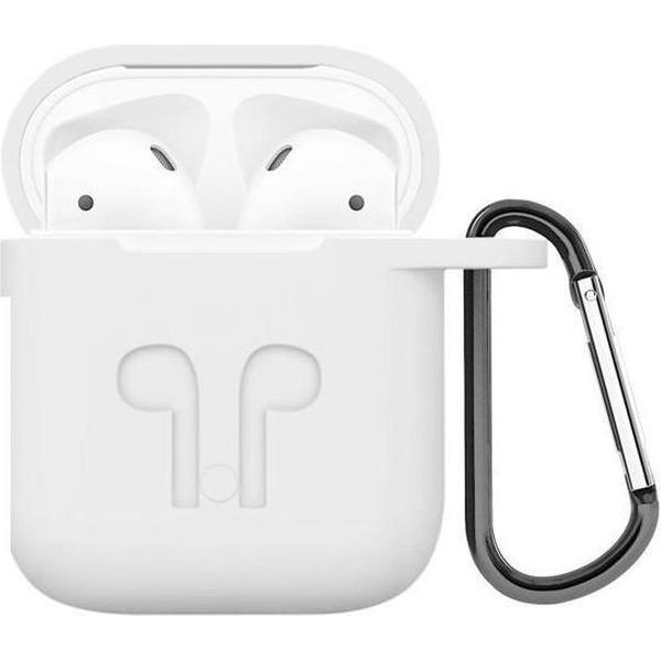 Siliconen hoesje voor Apple AirPods - Wit