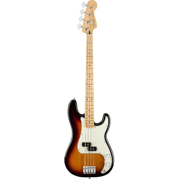 Fender Player Precision Bass MN 3 Tone Sunburst 4-snarige basgitaar