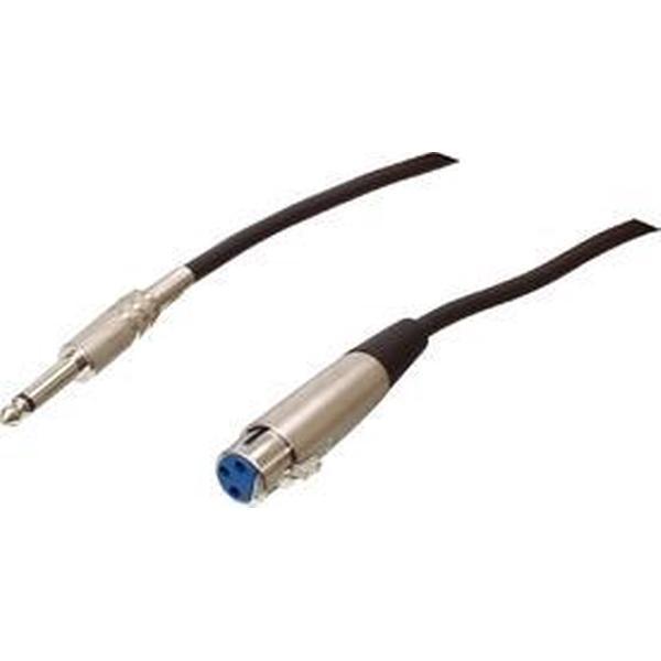 Valueline - XLR - Jack Kabel - 6 meter