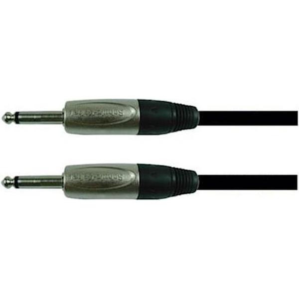 Schulz Luidsprekerkabel 6,3 Jack-aansluiting 10 M Zwart
