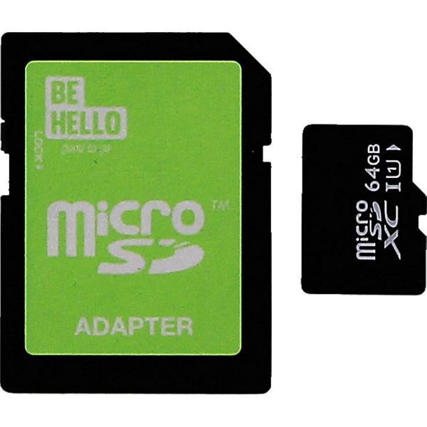 BeHello BEHGAD00017 flashgeheugen 64 GB MicroSDXC Klasse 10