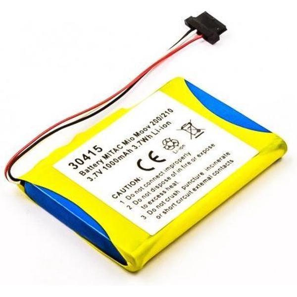 Battery MITAC Mio Moov 200, 210, Li-ion, 3,7V, 1000mAh, 3,7Wh