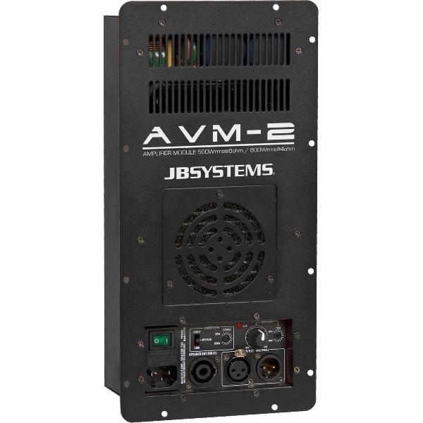 JB Systems AVM-2 Bedraad Zwart audio versterker