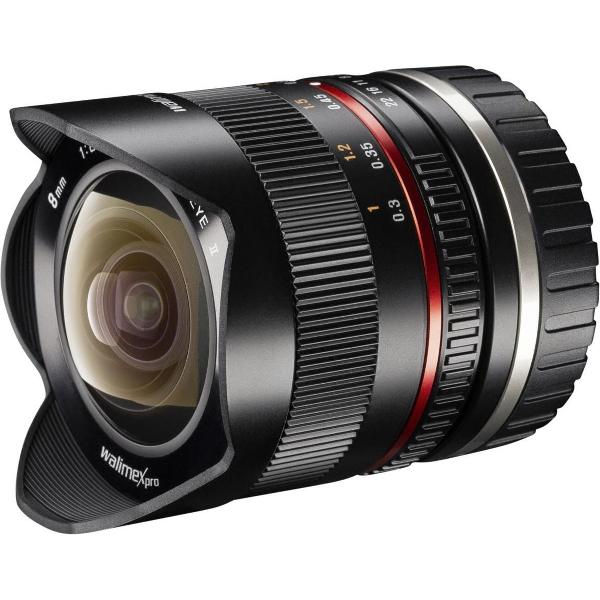 walimex pro 8/2,8 Fish-Eye II CS Sony E zwart