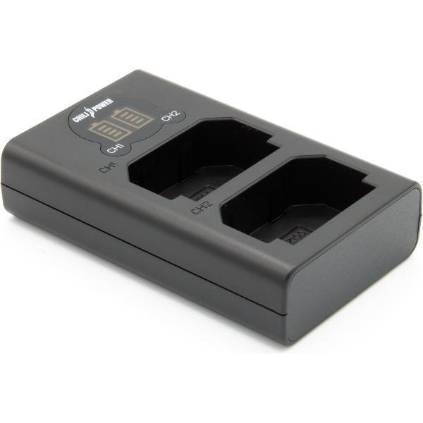 ChiliPower Sony NP-FZ100 dubbellader voor 2 camera accu's (tegelijk)