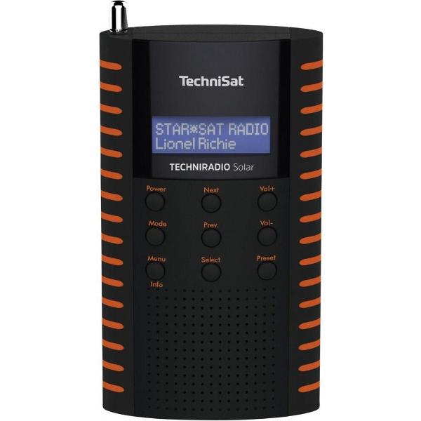 TechniSat techniradio solar zwart/oranje