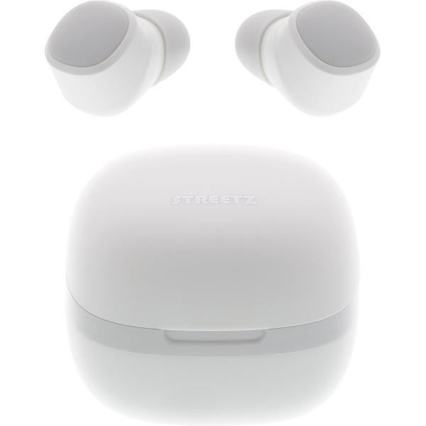 STREETZ TWS-0002 Volledig draadloze in-ear oordopjes IPX6 - Met oplaadcase - Wit