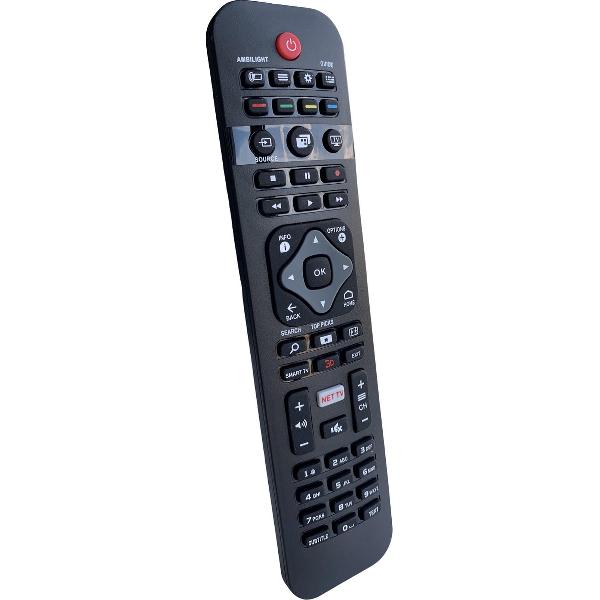 BELIFE® Universele afstandsbediening voor alle Philips smart televisie's met NETFLIX | SMART | AMBILIGHT toets
