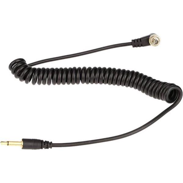 Camera Flashes 3.5mm to Male PC Flash Sync Cable Screw Lock