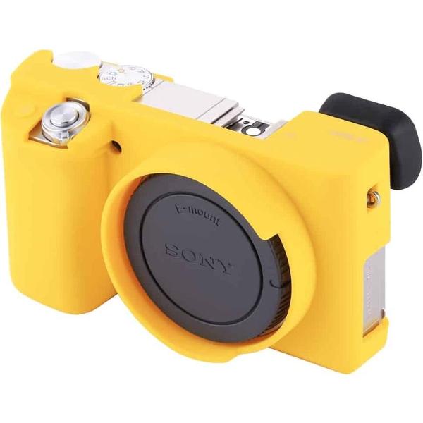 PULUZ Soft Silicone Protective Case for Sony ILCE-6000(Yellow)