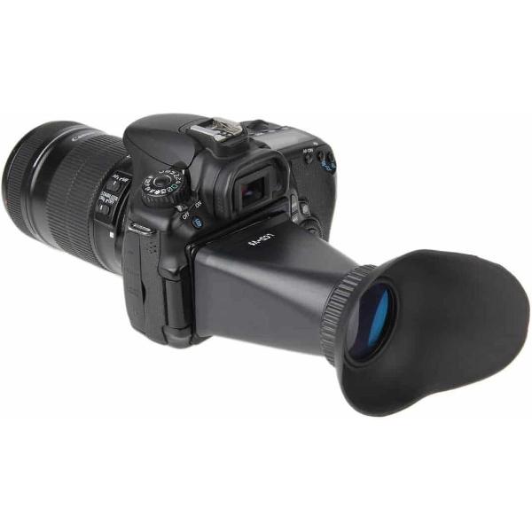 V5 2.8X 3.0 inch 4: 3 LCD vergrootglas Extender Hood EyeCup Viewfinder voor Nikon J1 / V1 (zwart)