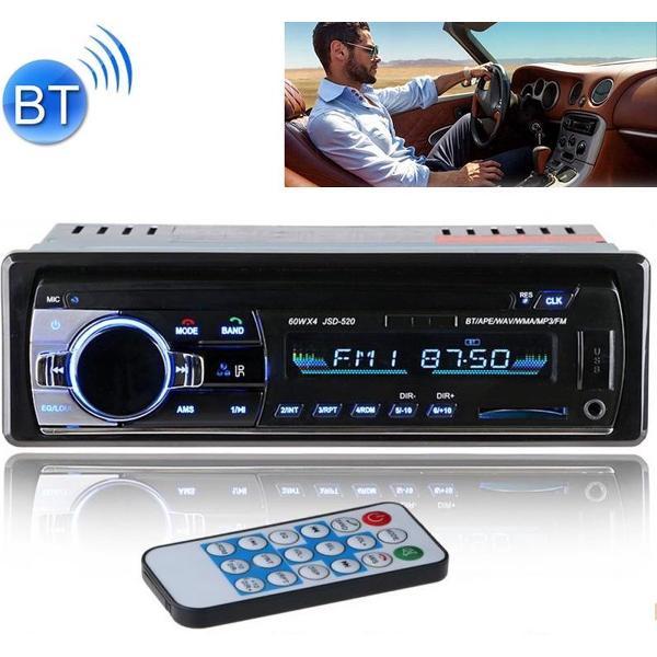 JSD-520 Auto Stereo Radio MP3 Audio Player Ondersteuning Bluetooth Handmatig Bellen / FM / USB / SD