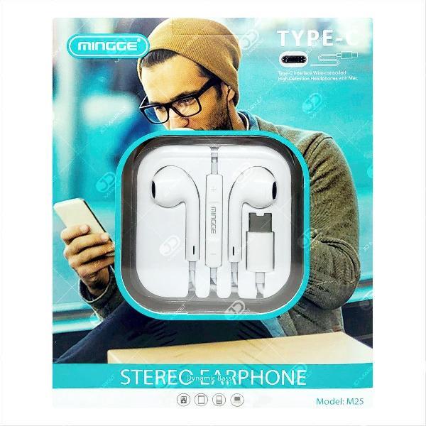Mingge M25 USB Type C Oortjes met Microfoon oordopjes Apple / Samsung / Huawei / Xiaomi / OnePlus
