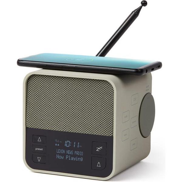 LEXON Oslo News DAB+ FM radio, BT speaker & draadloze mobiele lader