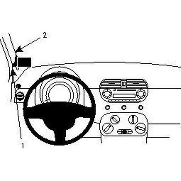 Proclip Fiat 500 (USA) 12-15 Left mount