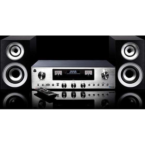 GPO PR200 Premium Line HiFi systeem met DAB+ radio, CD, USB en Bluetooth