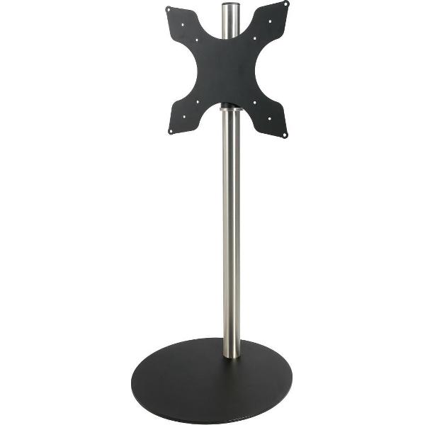 Cavus Sphere L 150cm Design Tv Vloerstandaard - Trendy Zwart Staal & RVS - Tv meubel geschikt voor 32-65 inch tot 30 kg - VESA 400x400 300x300 200x200