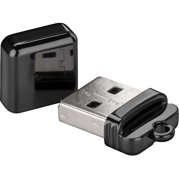 Goobay USB Cardreader met USB-A connector en 1 kaartsleuf - voor Micro SD/SDHC/SDXC en TF - USB2.0