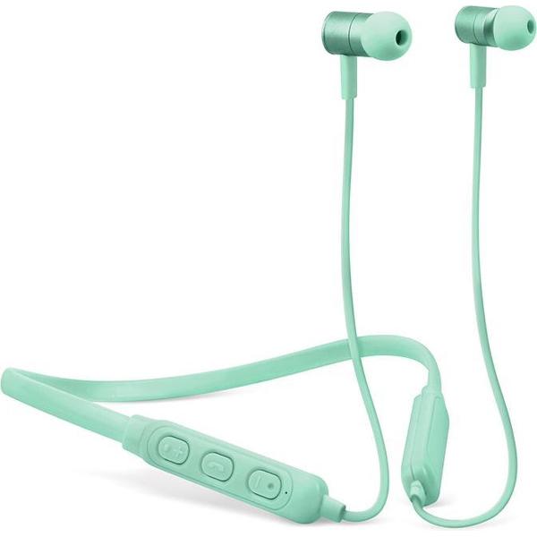 Fresh 'n Rebel Band-it - Draadloze in-ear oordopjes met nekband - Mintgroen