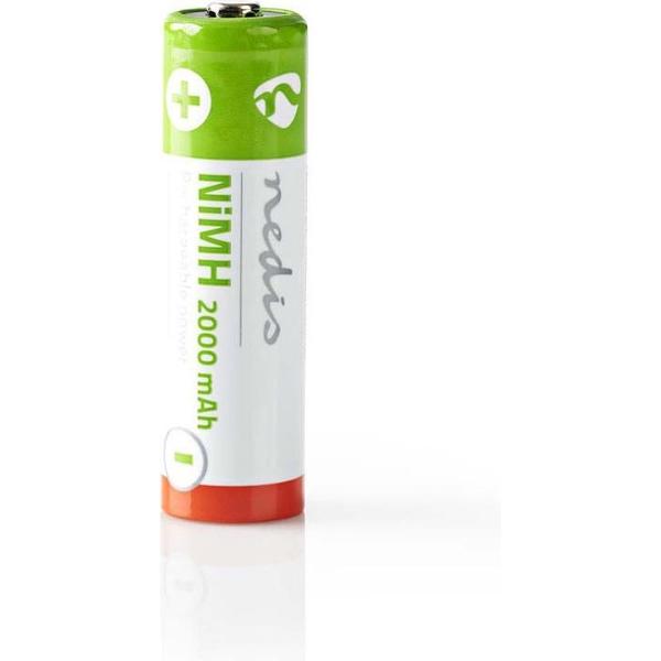 Nedis oplaadbare AA NiMH batterijen / 2000 mAh - 4 stuks