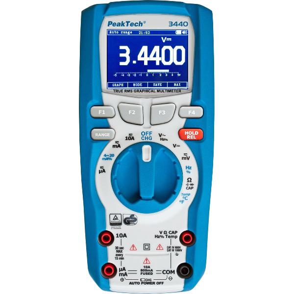 PeakTech 3440 BC Batterij & oplader voor PeakTech 3440 multimeter