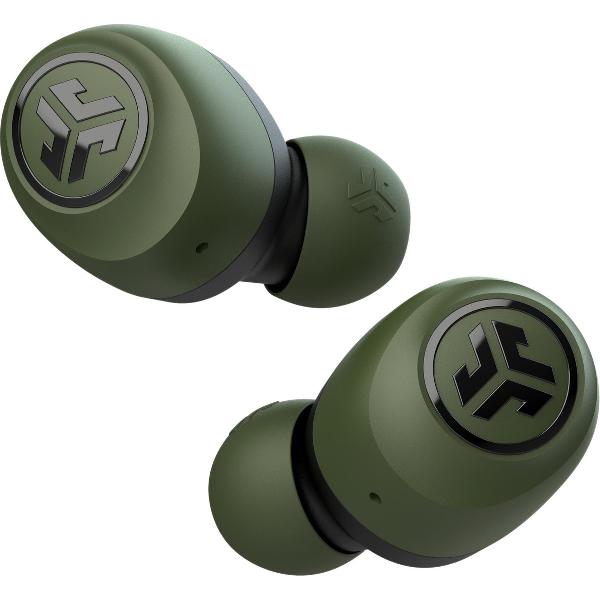 JLab Go Air Draadloze Oordopjes - 20 uur Speeltijd - 3 EQ Geluidsinstellingen - Bluetooth 5 - Oplaadcase met ingebouwde Oplaadkabel – Groen