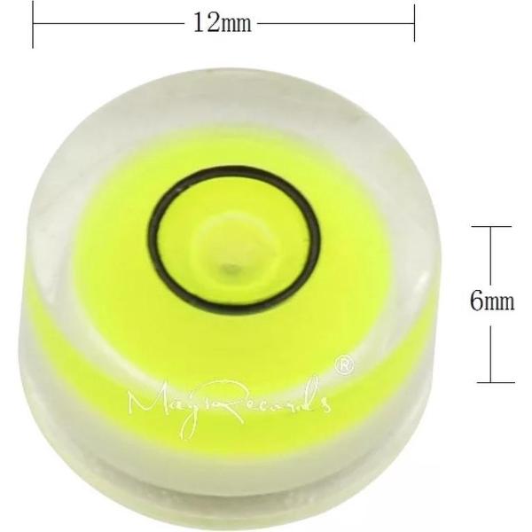 Platenspeler waterpas 4 stuks