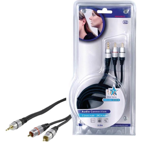 HQ - Hq Hqss3458/2.5 Hoge Kwaliteit Audio Kabel 2,50 M - Altijd Garantie
