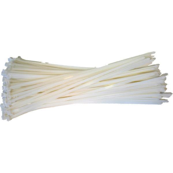 Kabelbinders 9,0 x 775mm - wit zak 100 stuks - Tiewraps - Binders