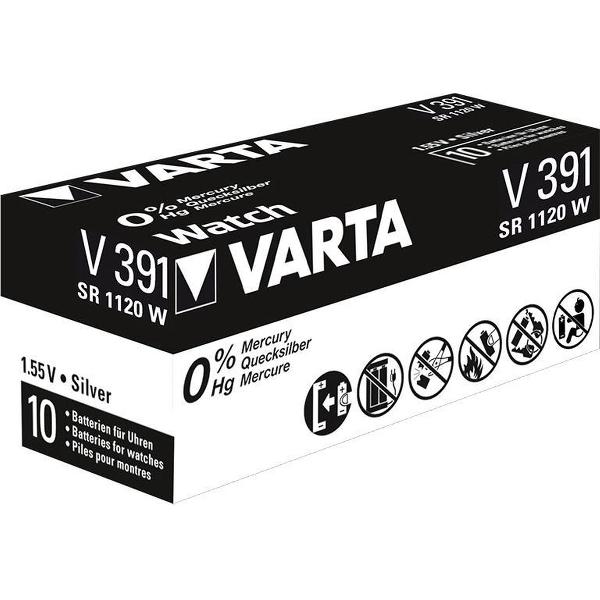 Varta V391 Wegwerpbatterij SR55 Zilver-oxide (S)