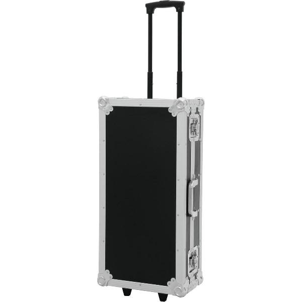 Roadinger cd koffer - cd opbergsysteem zwart voor 150 CDs met wielen - cd case - trolley